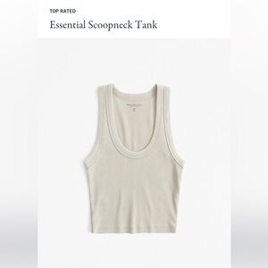 Abercrombie Essential Scoopneck Tank